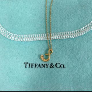 Tiffany ティファニー K18 ネックレス レター T ペンダント