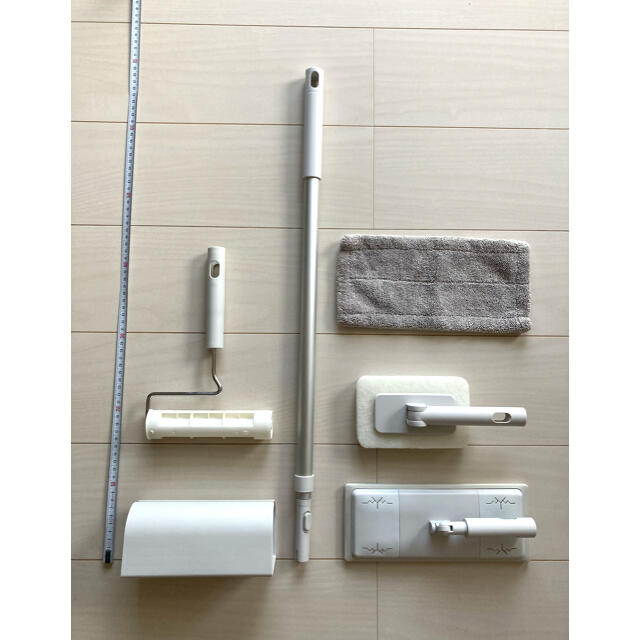 MUJI (無印良品)(ムジルシリョウヒン)の無印良品 MUJI 掃除用品システム・フローリングモップ他5点 インテリア/住まい/日用品のインテリア/住まい/日用品 その他(その他)の商品写真