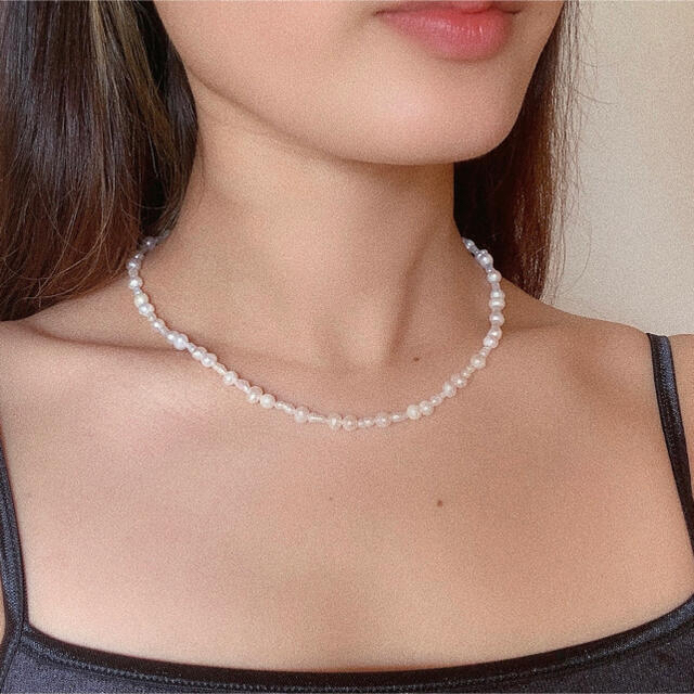 Freshwater pearl necklace  メンズのアクセサリー(ネックレス)の商品写真