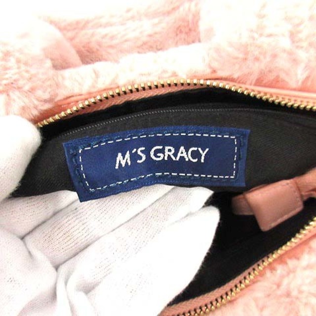 M'S GRACY(エムズグレイシー)のエムズグレイシー ハンドバッグ ショルダーバッグ 2way ファー ピンク レディースのレディース その他(その他)の商品写真