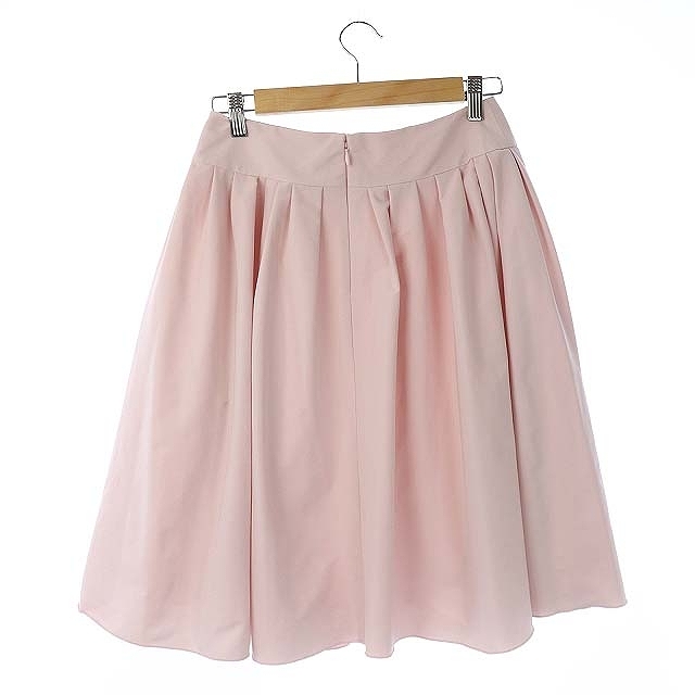 M'S GRACY(エムズグレイシー)のエムズグレイシー タックフレアスカート ミモレ丈 38 パステルピンク レディースのスカート(ロングスカート)の商品写真