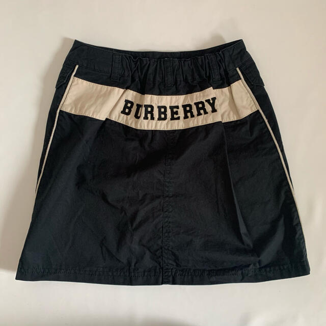 BURBERRY(バーバリー)のBurberry バーバリー 140cm ロゴ刺繍スカート キッズ/ベビー/マタニティのキッズ服女の子用(90cm~)(スカート)の商品写真