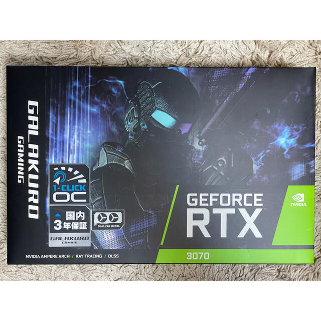 PCパーツNVIDIA GEFORCE RTX 3070 玄人志向