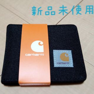 カーハート(carhartt)の【新品未使用】Carhartt カーハート 財布 ブラック ウォレット 黒(折り財布)