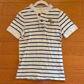 アバクロンビーアンドフィッチ(Abercrombie&Fitch)のAbercrombie&Fitchスタンドカラー ボーダー カットソー(Tシャツ/カットソー)