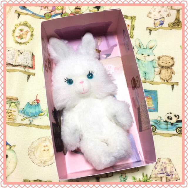 期間限定セール☆フランシュリッペ ベビうさ ぬいぐるみijiwaru 白