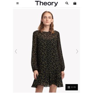 セオリー(theory)のtheory スタープリントワンピース(ひざ丈ワンピース)