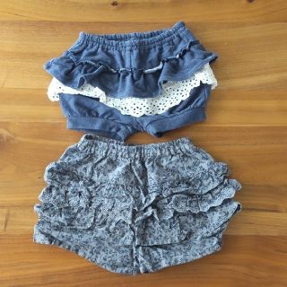 ベルメゾン(ベルメゾン)の【値下げ】女の子　ズボン　サイズ80 2枚セット(パンツ)