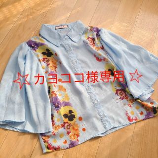 ジュエティ(jouetie)の【カヨココ様専用】jouetie☆フラワーブラウス(シャツ/ブラウス(半袖/袖なし))