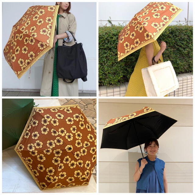 ear PAPILLONNER(イアパピヨネ)の【新品】ear Papillonner 晴雨兼用折り畳み傘 レディースのファッション小物(傘)の商品写真