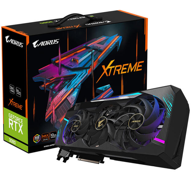 新品　AORUS RTX 3080 XTREMEPCパーツ