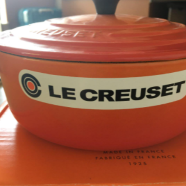 LE CREUSET(ルクルーゼ)のル・クルーゼ(Le Creuset) ココットジャポネーズ 18 cm　オレンジ インテリア/住まい/日用品のキッチン/食器(鍋/フライパン)の商品写真