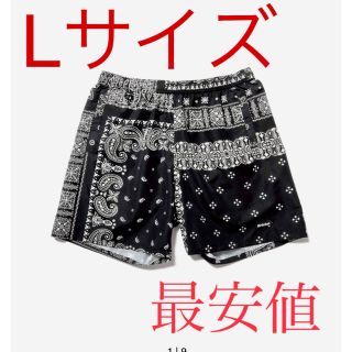 エフシーアールビー(F.C.R.B.)のLサイズ　最安値　FCRB バンダナ　スモールロゴ SHORTS(ショートパンツ)