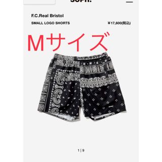 エフシーアールビー(F.C.R.B.)のMサイズ　最安値　FCRB バンダナ　スモールロゴ SHORTS(ショートパンツ)