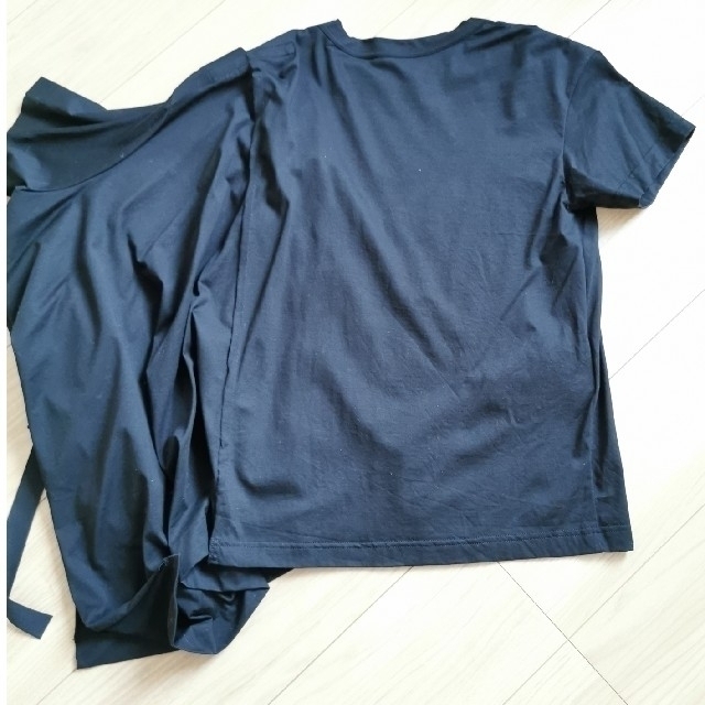 サカイ　レースアップコットンTシャツ