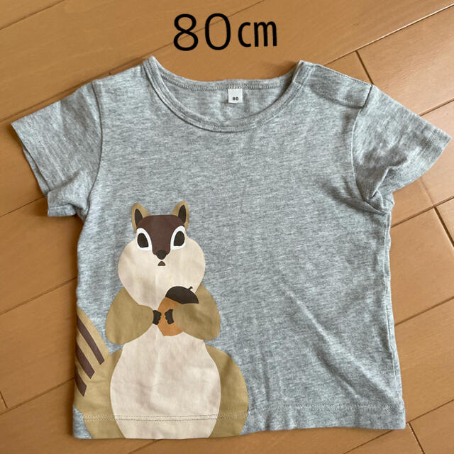 MUJI (無印良品)(ムジルシリョウヒン)の無印良品　Tシャツ キッズ/ベビー/マタニティのベビー服(~85cm)(Ｔシャツ)の商品写真