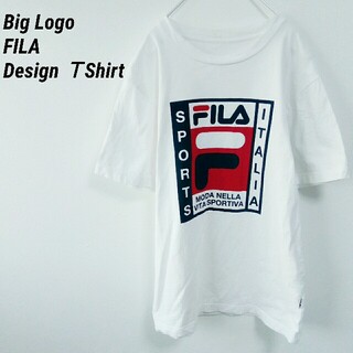 フィラ(FILA)のFILA　フィラ　Tシャツ　ビッグロゴ　デカロゴ(Tシャツ/カットソー(半袖/袖なし))