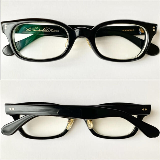TENDERLOIN(テンダーロイン)のTENDERLOIN × 白山眼鏡店 IN THE WIND ブラック/ゴールド メンズのファッション小物(サングラス/メガネ)の商品写真