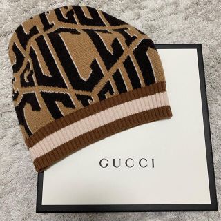 グッチ(Gucci)のGUCCI ニット帽(ニット帽/ビーニー)