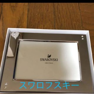 スワロフスキー(SWAROVSKI)のスワロフスキーハートマグネット付きフォトフレーム未使用(フォトフレーム)