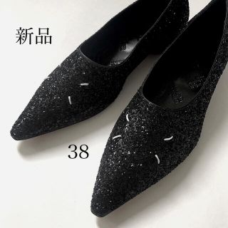 マルタンマルジェラ(Maison Martin Margiela)の新品 メゾン マルジェラ 4ステッチ ポインテッドトゥ ローファー スリッポン(ハイヒール/パンプス)