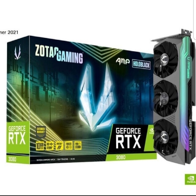 「新品」Zotac RTX3080 Amp holo