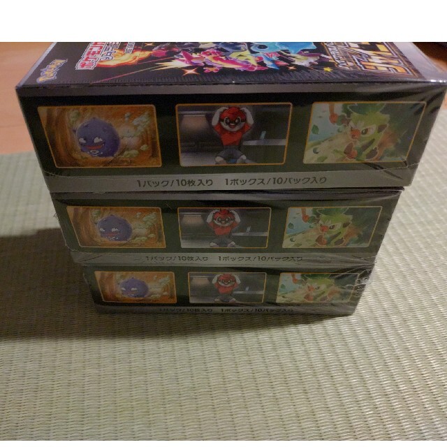 ポケモンカード　シャイニースターv box x3