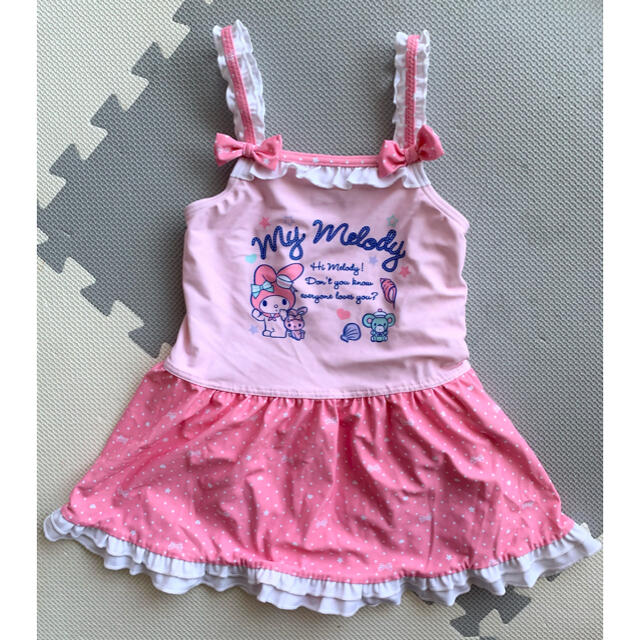 【サンリオ】マイメロ♡ワンピース水着　120 キッズ/ベビー/マタニティのキッズ服女の子用(90cm~)(水着)の商品写真