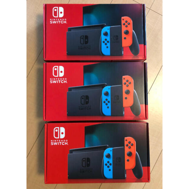 Nintendo Switch ニンテンドースイッチ ネオンカラー 3台