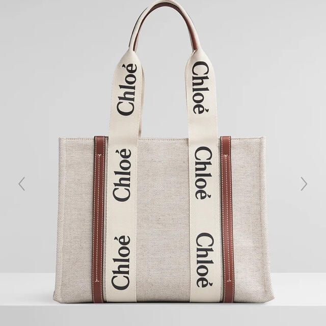 超歓迎 Chloe - N.D様「woody」ミディアムトートバッグ トートバッグ
