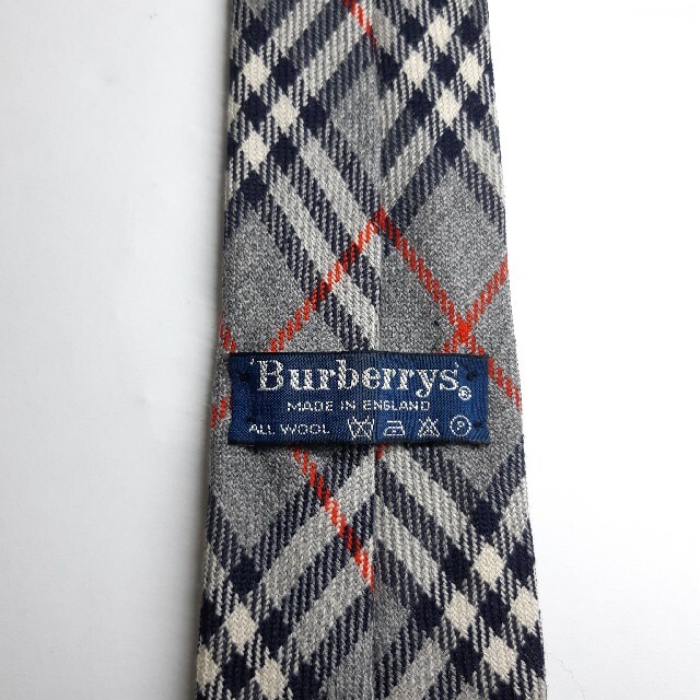 BURBERRY(バーバリー)のBurberrys バーバリー ノバチェック ネクタイ(グレー／灰色、ウール) メンズのファッション小物(ネクタイ)の商品写真