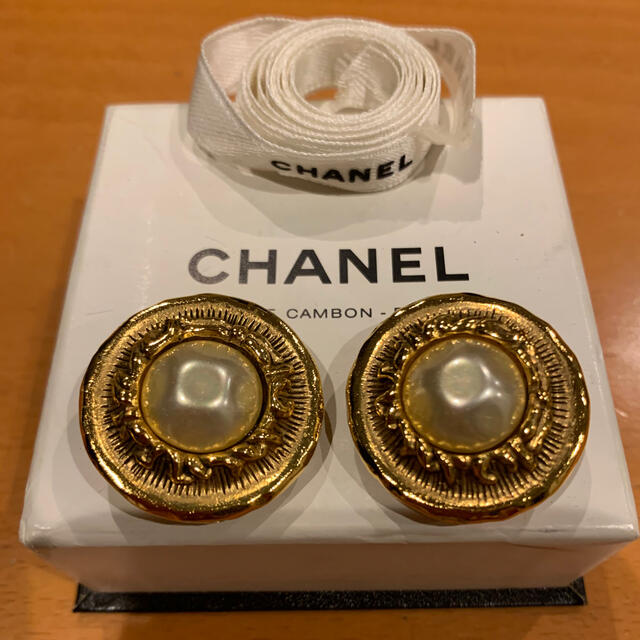 CHANEL イヤリング　ヴィンテージ　パリ本店購入　極美品レディース