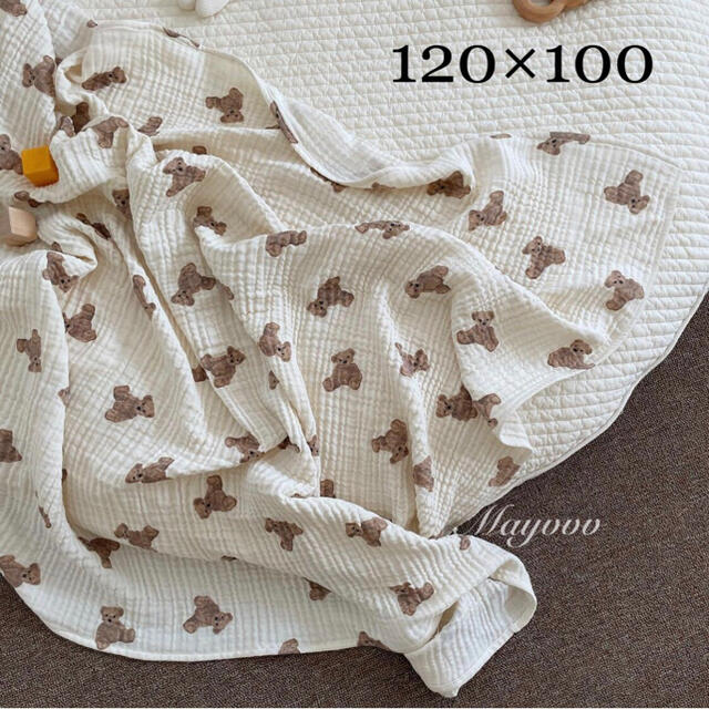 大人気*新品◇くまさん ガーゼブランケット おくるみ ベア