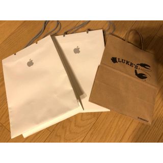 アップル(Apple)の【3枚セット】ショップバック　紙袋(ショップ袋)