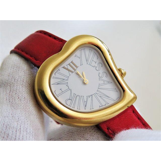 Saint Laurent(サンローラン)のYves Saint Laurent ハートの腕時計 箱入り サンローラン  レディースのファッション小物(腕時計)の商品写真