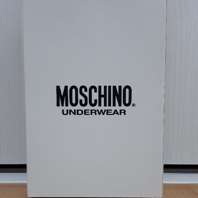 MOSCHINO(モスキーノ)の【新品未使用】MOSCHINO/モスキーノのボクサーパンツ2枚セットLサイズWH メンズのアンダーウェア(ボクサーパンツ)の商品写真