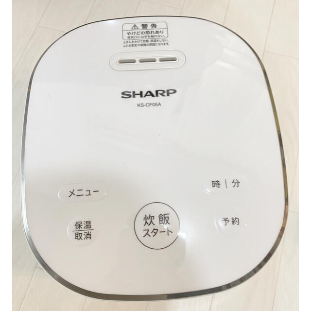SHARP 炊飯器(SHARP KS-CF05A-W)