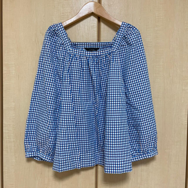 J.Crew(ジェイクルー)のJ.CREW カットソー スクエアネック レディースのトップス(カットソー(長袖/七分))の商品写真