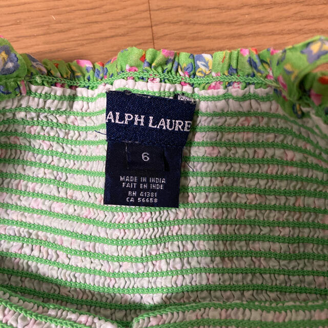 Ralph Lauren(ラルフローレン)のラルフローレン　ワンピース　6歳用 キッズ/ベビー/マタニティのキッズ服女の子用(90cm~)(ワンピース)の商品写真