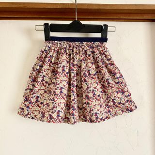 シップスキッズ(SHIPS KIDS)のシップス キッズ フレアスカート 110 リバティ 花柄 ミニスカート(スカート)