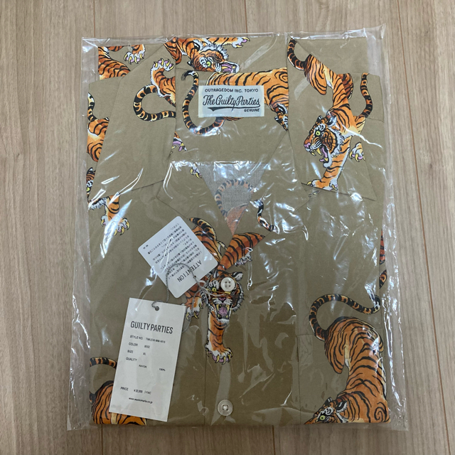希少 XL wackomaria tim lehi 虎柄 アロハシャツ - シャツ