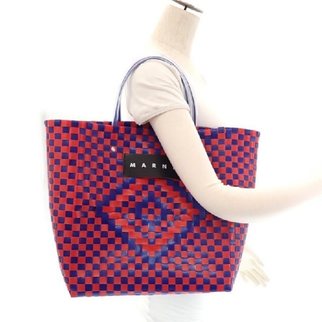 【美品】マルニ MARNI■ピクニックバッグ■トートバッグ かごバッグ