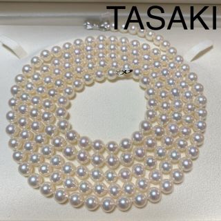 タサキ(TASAKI)の【ご専用】TASAKIタサキロングネックレス7-7.5mm 128cm(ネックレス)