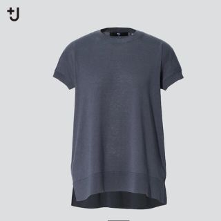 ユニクロ(UNIQLO)のユニクロ＋J シルクコットンクールネックセーター　GU シップス　ZARA(ニット/セーター)