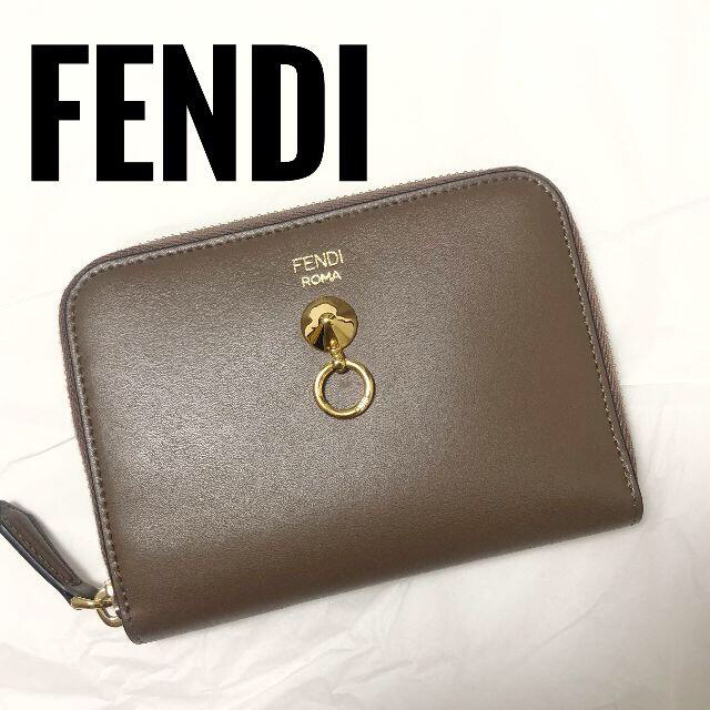 【新品未使用】FENDI 財布 二つ折り ラウンドファスナー