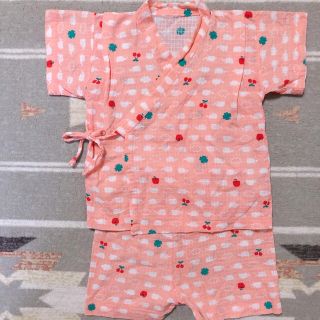 ベビー服どんどん出品❣️女の子　甚平　浴衣　セットアップ　90サイズ(甚平/浴衣)