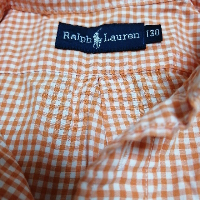 Ralph Lauren(ラルフローレン)のラルフローレン130美品シャツ キッズ/ベビー/マタニティのキッズ服男の子用(90cm~)(Tシャツ/カットソー)の商品写真