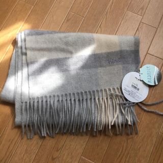 Chloe カシミヤストール　グレー