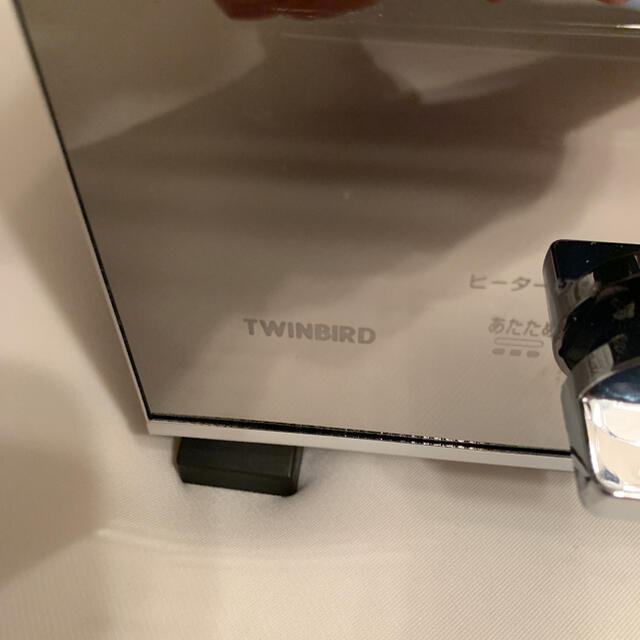 TWINBIRD(ツインバード)のスリムオーブントースター パールブラック スマホ/家電/カメラの調理家電(調理機器)の商品写真