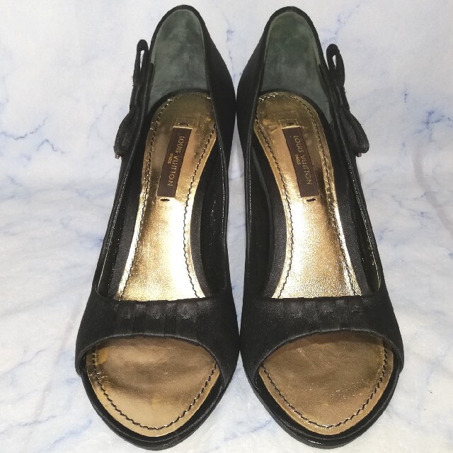 いです LOUIS ビジューヒール ブラック の通販 by Shoemakerトッティs